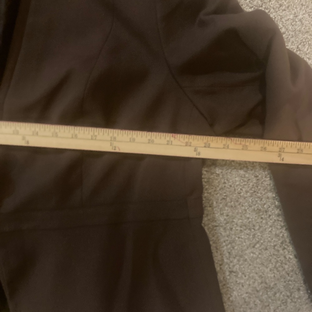 Chocolate brown Lane Bryant collarless blazer - size 20 - Picture 7 of 7